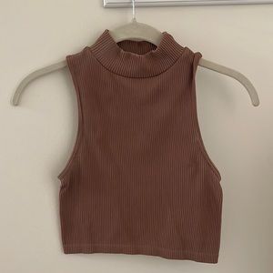 Zara turtleneck tank top